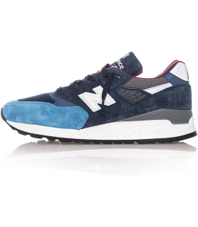 New Balance Fabriqué aux États-Unis. Baskets en Daim Grises pour Dames Bleues 998 : Amazon.fr: Chaussures et sacs