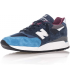 New Balance Fabriqué aux États-Unis. Baskets en Daim Grises pour Dames Bleues 998