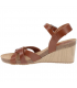 KICKERS Sunny marron , Sandale à Talon Femme
