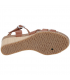 KICKERS Sunny marron , Sandale à Talon Femme