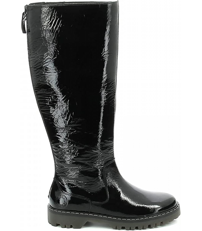 Kickers Deckboot noir, Bottes Femme,