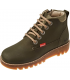 Kickers Newnobo kaki, Bottine Garçon