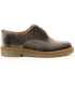 Kickers Oxfork argent velours, Derbies Femme,