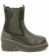 Kickers Wag vert, Bottine Chelsea Femme