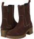 Kickers Happy marron, Bottine Chelsea Femme