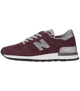 New Balance - Mens 990 Classic Shoes, UK: 11 UK - Width D, Burgundy with Grey : Amazon.fr: Mode