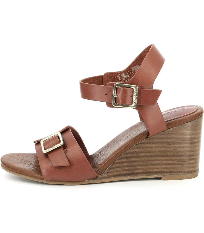 KICKERS Vodou marron, Sandale à Talon Femme