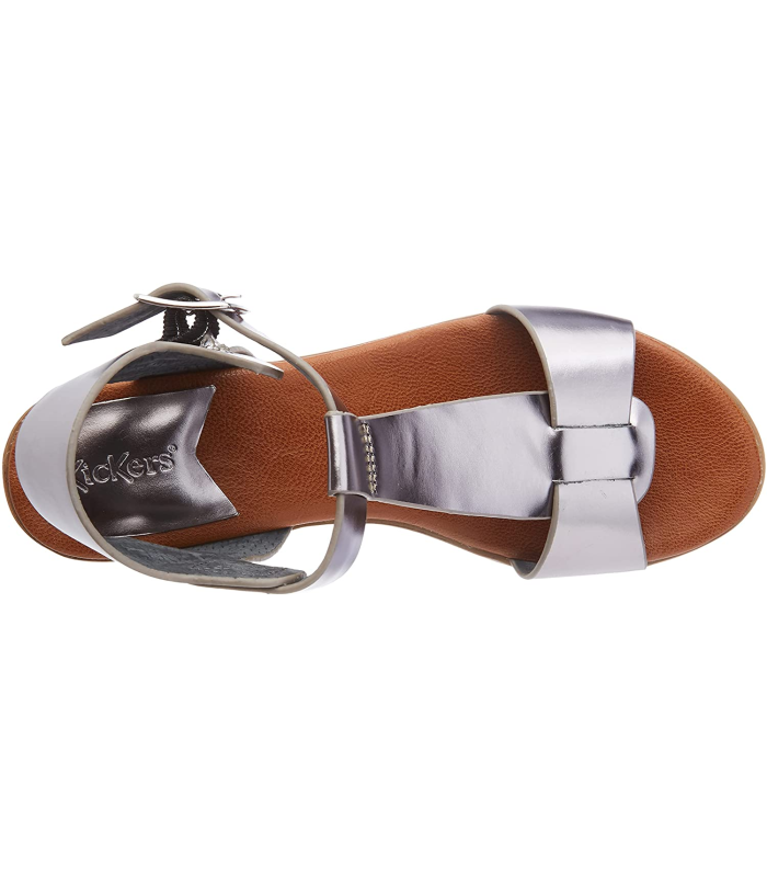 Kickers Valmons, Sandales Bout Ouvert Femme