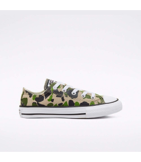 Converse All Star Ox Chaussures pour enfant Vert - Livraison Gratuite