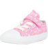 Converse Chuck Taylor All Star 1V Ox Ditsy Floral Rose/Blanc (Peony Pink/White) Toile Bambin Formateurs Chaussures