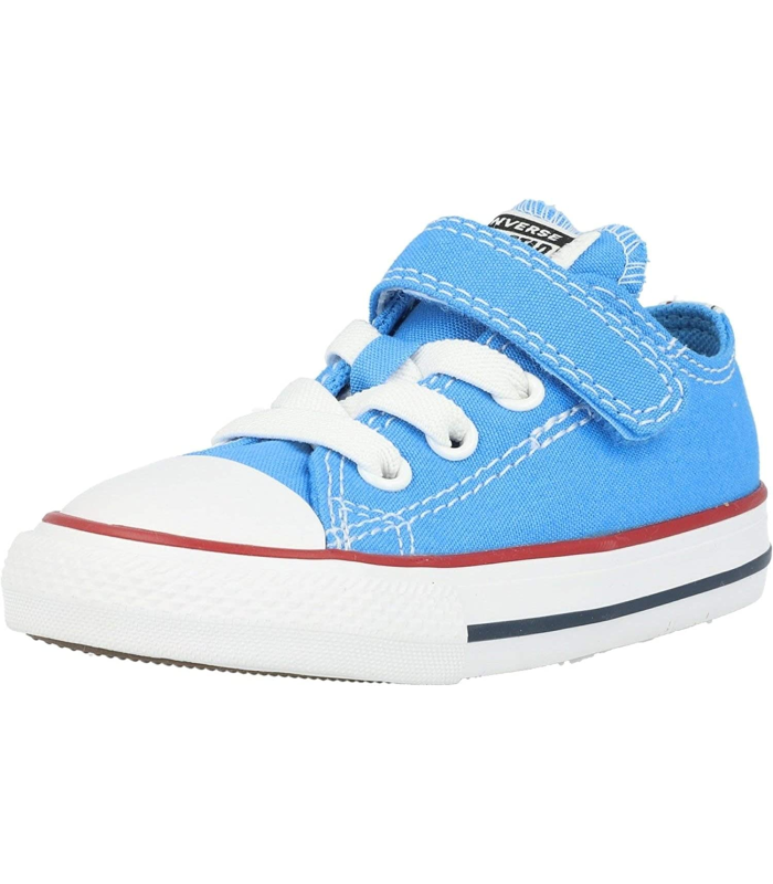 Converse Chuck Taylor All Star 1V Ox Bleu/Rouge (Coast/Garnet) Toile 24 EU