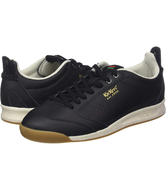 Kickers 18 Lea noir, Baskets Homme