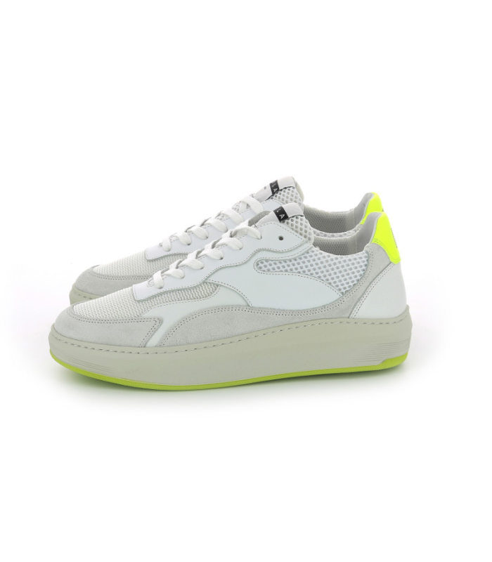 Piola Piura - Blanc Jaune Fluo - Femme