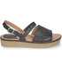 KIckers Victoriette noir, Sandale Femme,