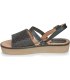 KIckers Victoriette noir, Sandale Femme,