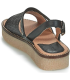 KIckers Victoriette noir, Sandale Femme,