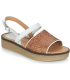 Kickers Victoriette marron, Sandale Femme,