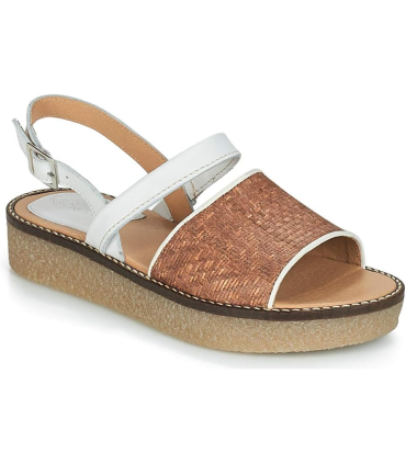 Kickers Victoriette marron, Sandale Femme,