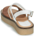 Kickers Victoriette marron, Sandale Femme,