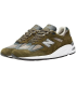 NEW BALANCE UOMO M990 MADE IN USA DSU2 SNEAKERS VERDE MILITARE CAMOSCIO-TESSUTO FALL-WINTER 2016