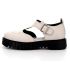 Kickers Femme Fantastic Plat Oxford -blanc