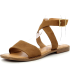 Kickers Femme Gimik Sandale- marron