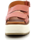 Kickers Femme Helio Sandale à Talon-rose