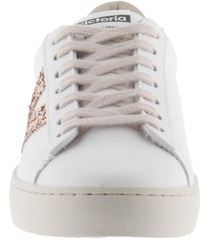 Victoria 1126194-WOMEN Basket Basse Berlin  Logo PAILLETÉ jade