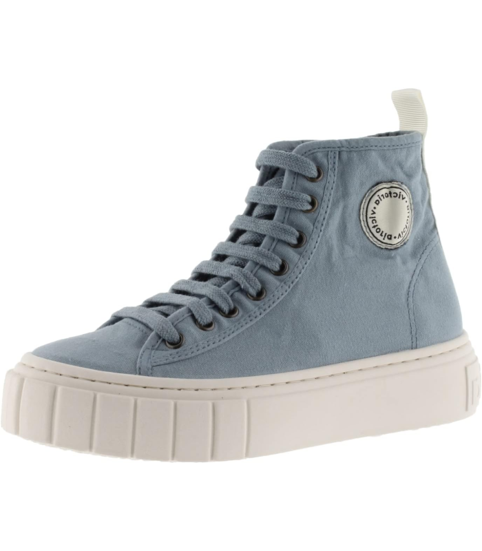 Victoria 1270110-WOMEN Bottine Abril Toile TEINTÉE DREC & Patch Caoutchouc Plateforme Femme