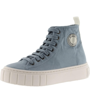 Victoria 1270110-WOMEN Bottine Abril Toile TEINTÉE DREC & Patch Caoutchouc Plateforme Femme