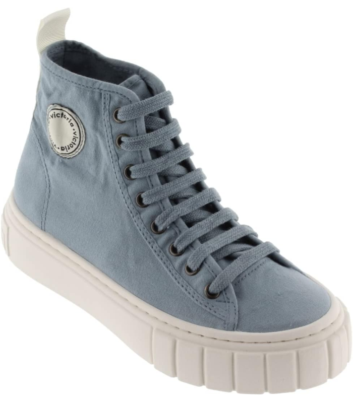 Victoria 1270110-WOMEN Bottine Abril Toile TEINTÉE DREC & Patch Caoutchouc Plateforme Femme