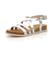 Kickers Femme Alice Sandale Plate argent