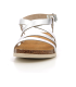 Kickers Femme Alice Sandale Plate argent