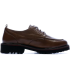 Kickers Derbies Marron en Cuir Femme Rudora