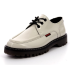 Kickers Decklow, Derbies Femme, Blanc Casse