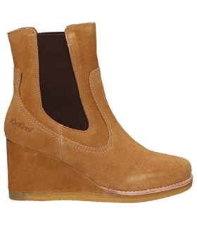 Kickers Well, Boots Femme, Camel, 40 - Livraison Gratuite