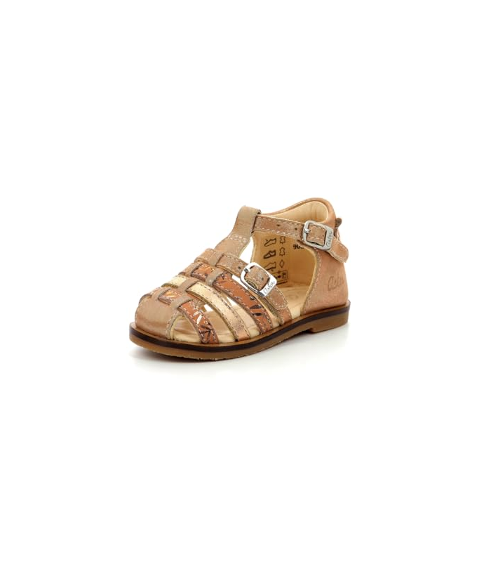 Nini, Sandales Fille, Orange, 20