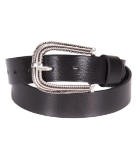 Tamaris Leather Belt W90 Black - Livraison Gratuite