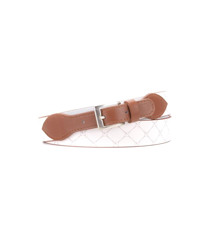 Tamaris Leather Belt W90 White