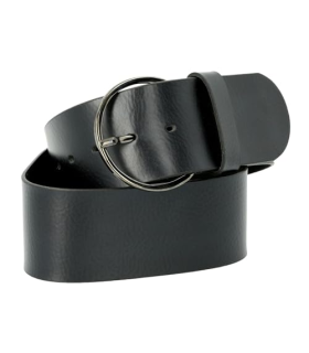 Tamaris Leather Waist Belt W90 Black - Livraison Gratuite