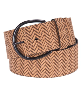 Tamaris Leather Belt W90 Beige - Livraison Gratuite