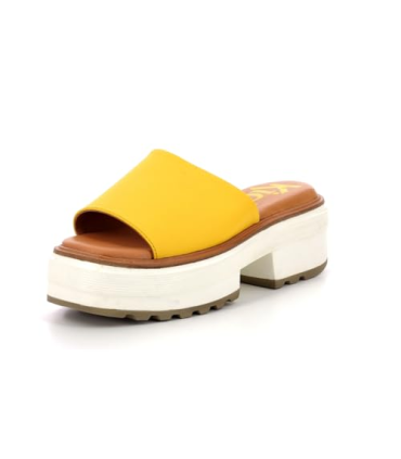 Kickers Hela, Mules Femme, Jaune, 38