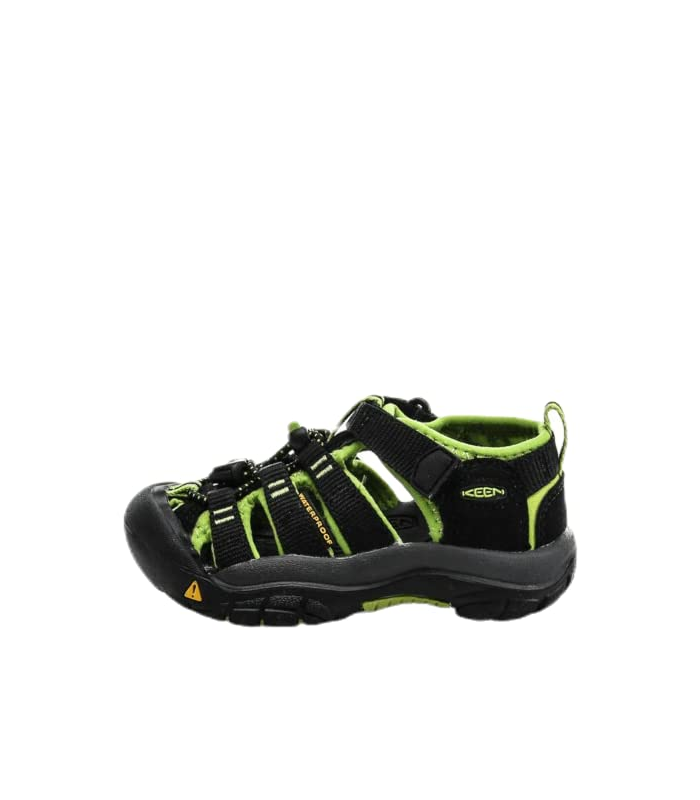 KEEN Newport H2, Sandale Mixte Enfant, BLACK/LIME