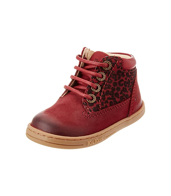 KICKERS Bébé Fille TACKLAND Plat Oxford, Bordeaux