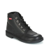 Kickers KICK COL Botte Bottines souple pour Mixte Enfant, Noir, 24 EU