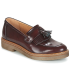 Kickers Femme OXFOX Mocassins, Rouge (Bordeaux), 36 EU
