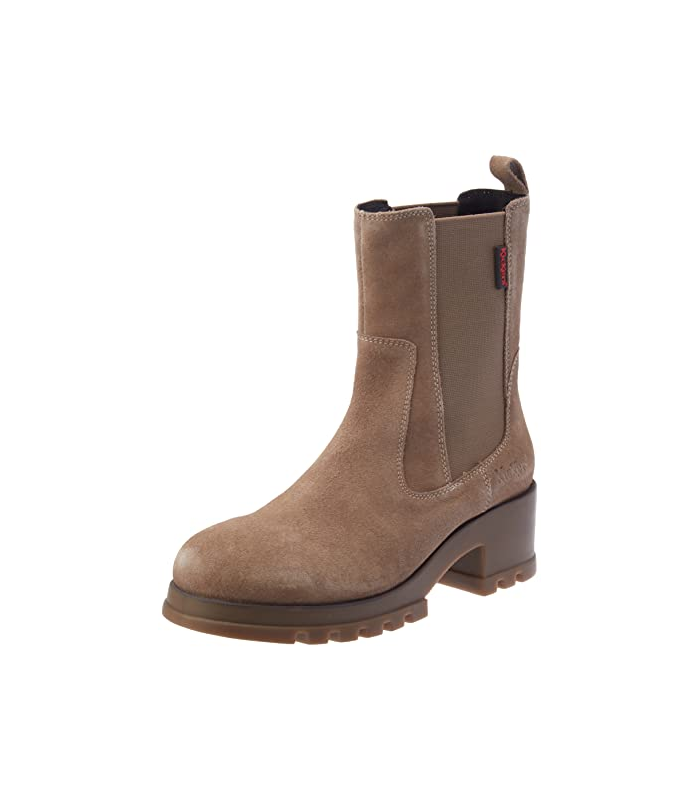 KICKERS Femme Happy Bottine Chelsea, Argent