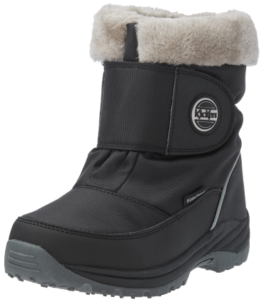 Kickers Bottes pour Femme et Fille et Garçon 744630-30 JUMPSNOW WPF 82 Noir Camel