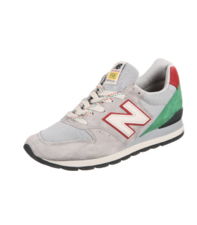 New Balance Homme M996PG Baskets Basses, Gris-Gris/Verde, 40.5 - Livra