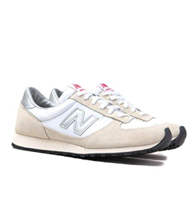 New Balance Made in England MNC - Baskets en Daim Beige, Blanc et Arge